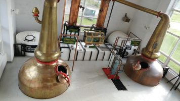 These traditional style pot stills were made in Scotland